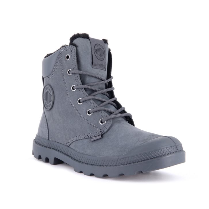 Pánské Boty Palladium Pampa Sportovní Cuff WPS Světle Fialové | CZ OPM-13E